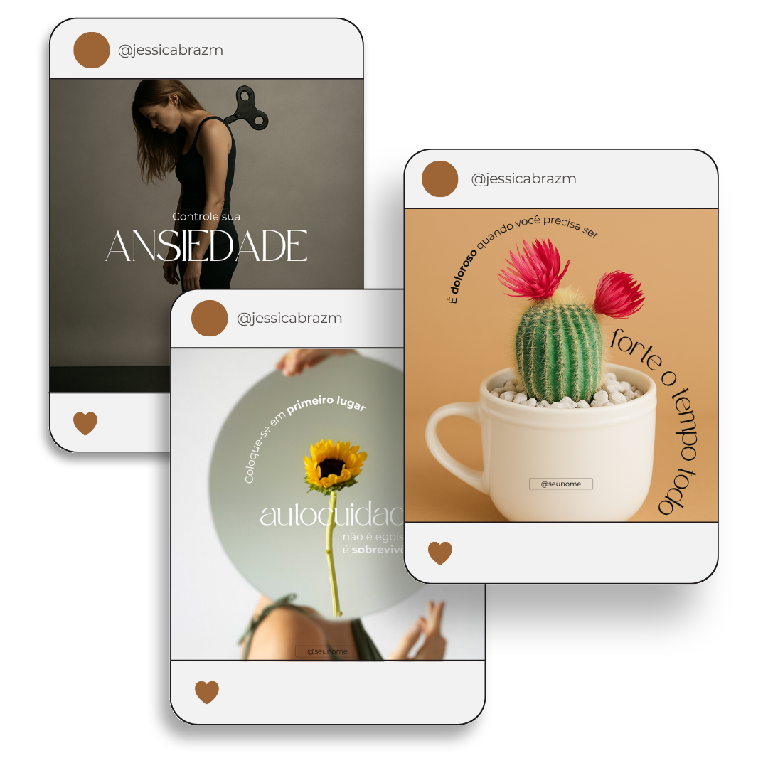 100 Posts prontos para Psiquiatra